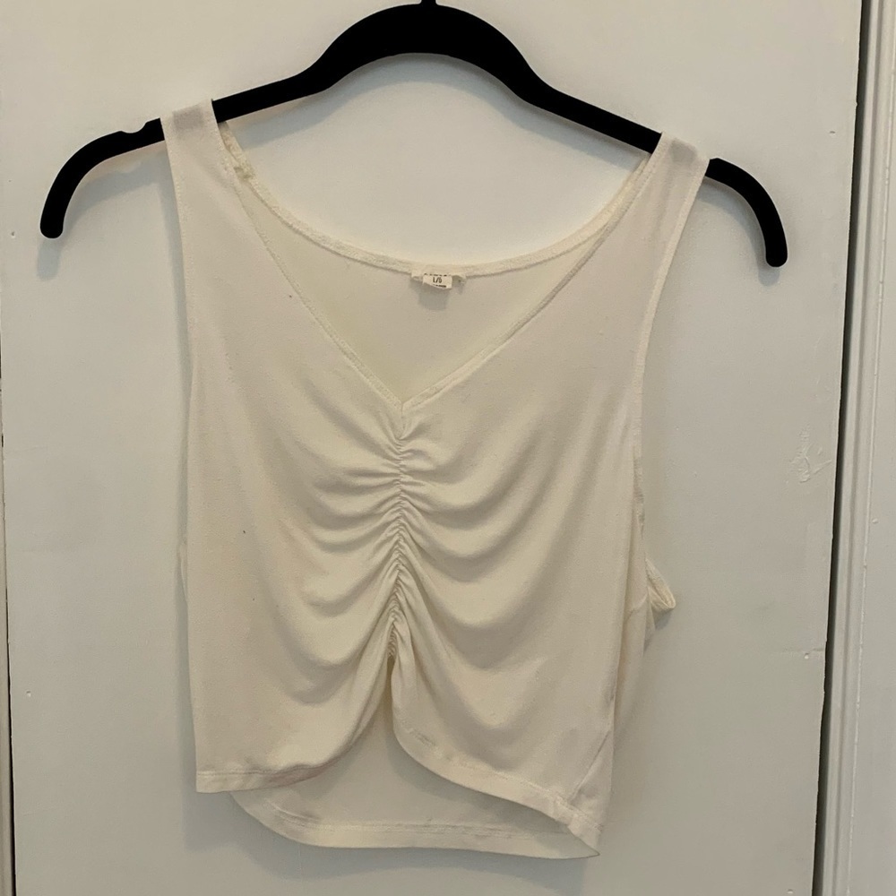 Dynamite White Crop Top